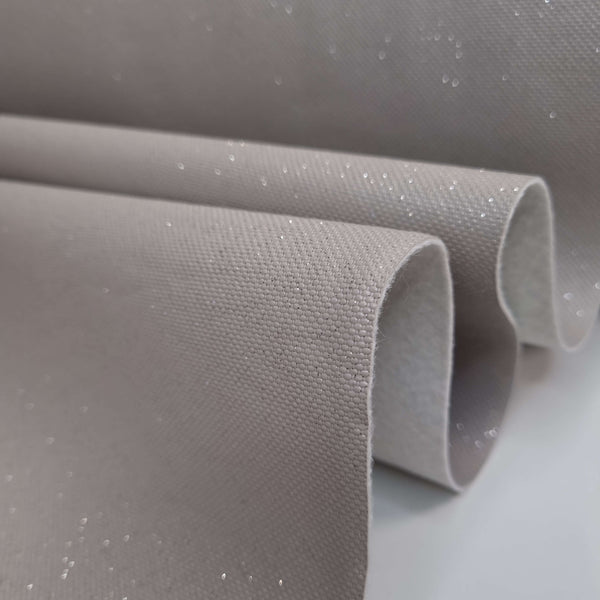 Similpelle H 140 cm - GRIGIO CHIARO CON LUREX