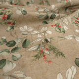 Tissu d'ameublement Jacquard H 140 cm - VOLPINE NATALIZIE/LUREX