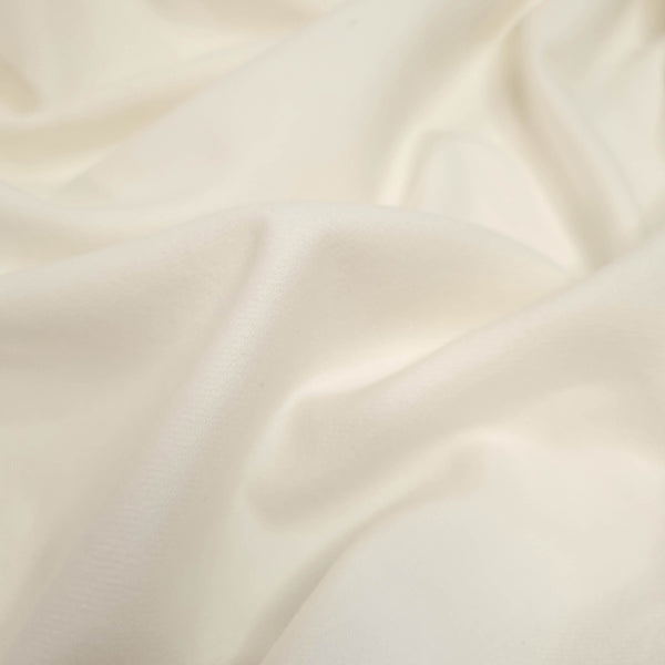 Flanella di Cotone H 160 cm - PANNA