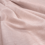 Tenda a metraggio Misto Lino H 330 cm - Variante ROSA POLVERE Fiammato