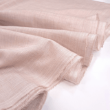 Tenda a metraggio Misto Lino H 330 cm - Variante ROSA POLVERE Fiammato