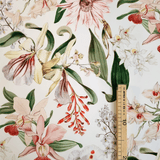 Tessuto no stiro H 160 cm - FIORI ESOTICI
