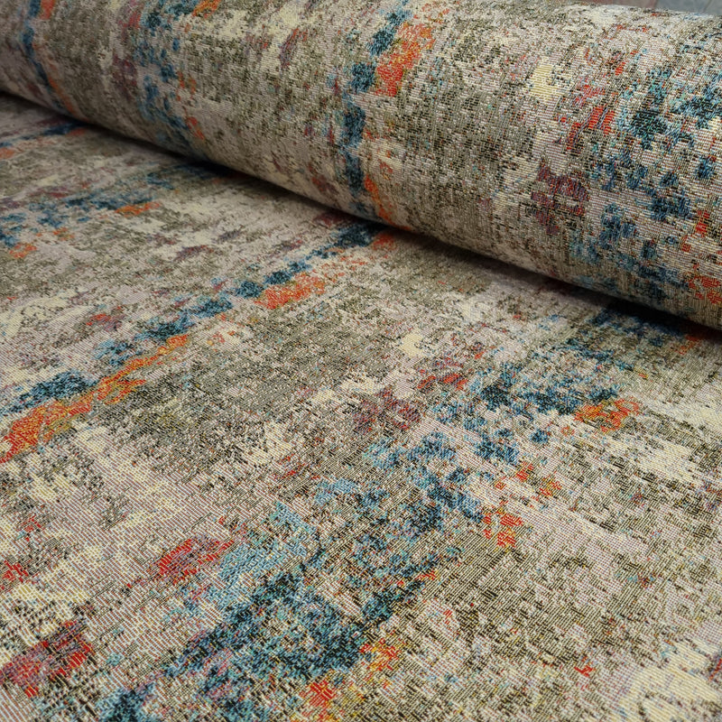 Tissu d'ameublement Gobelin - MALTINTO MELANGE RUST H 280 cm