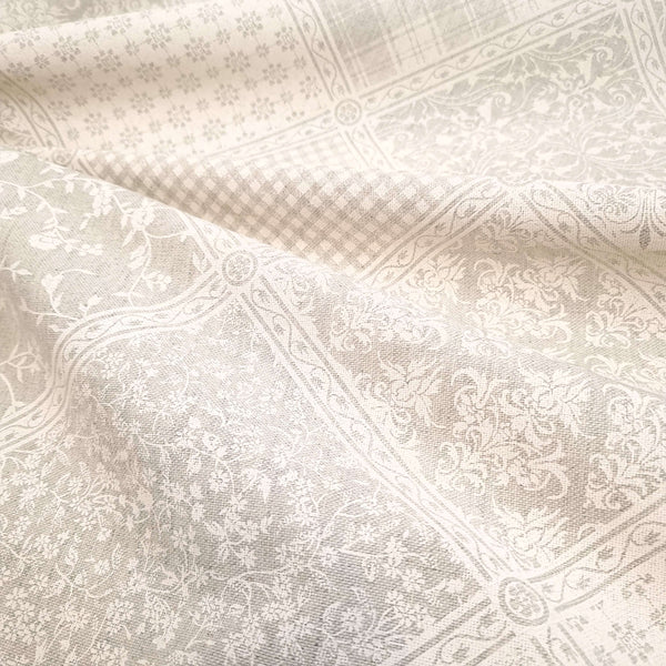 Cotone Fondo Grezzo H 280 cm - MOTIVO ARABESQUE