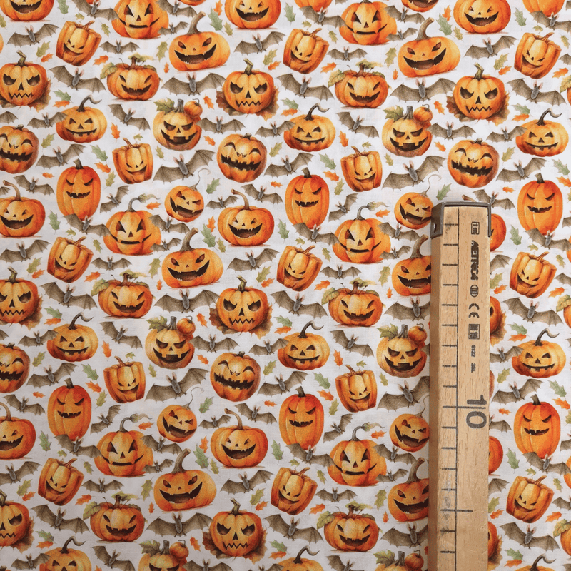 Cotone Halloween H 150 cm - ZUCCHE E PIPISTRELLI