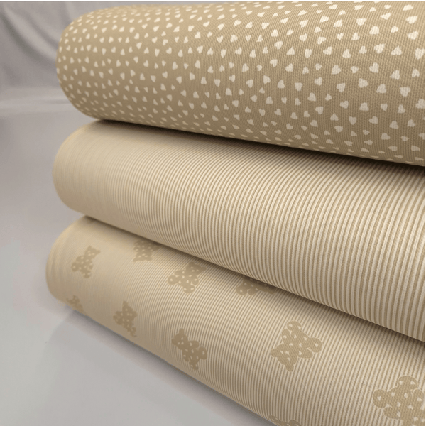 Piquet millerighe H 150 cm - COORDINATO BEIGE