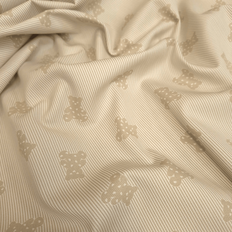 Piquet millerighe H 150 cm - COORDINATO BEIGE