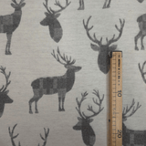 Stoff mit Wolleffekt, GROSSES ROTES SCHOTTISCHES KARIER – H 150 cm
