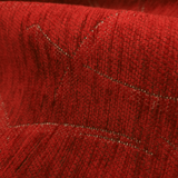 Tissu d'ameublement Jacquard H 140 cm - FUCHSIA HEXAGON STAR