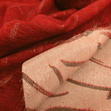 Tissu d'ameublement Jacquard H 140 cm - FUCHSIA HEXAGON STAR