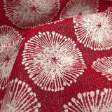 Tissu d'ameublement Jacquard H 140 cm - FUCHSIA HEXAGON STAR