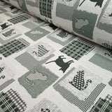 Tessuto Arredo Jacquard H 140 cm - GATTI VERDI