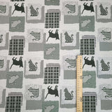 Tessuto Arredo Jacquard H 140 cm - GATTI VERDI