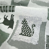 Tessuto Arredo Jacquard H 140 cm - GATTI VERDI