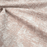Tissu d'ameublement Jacquard H 140 cm - FUCHSIA HEXAGON STAR