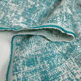 Tissu d'ameublement Jacquard H 140 cm - FUCHSIA HEXAGON STAR