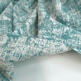 Tissu d'ameublement Jacquard H 140 cm - FUCHSIA HEXAGON STAR