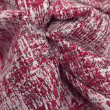 Tissu d'ameublement Jacquard H 140 cm - FUCHSIA HEXAGON STAR