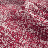 Tissu d'ameublement Jacquard H 140 cm - FUCHSIA HEXAGON STAR