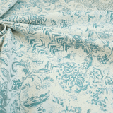 Tissu d'ameublement Jacquard H 140 cm - FUCHSIA HEXAGON STAR