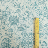 Tissu d'ameublement Jacquard H 140 cm - FUCHSIA HEXAGON STAR