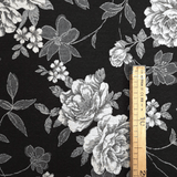 Tissu d'ameublement Jacquard H 140 cm - FUCHSIA HEXAGON STAR