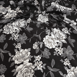 Tissu d'ameublement Jacquard H 140 cm - FUCHSIA HEXAGON STAR