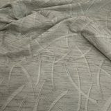 Tessuto Arredo Ciniglia/Jacquard H 140 cm - GEOMETRICO GRIGIO VERDE/LUREX ARGENTO