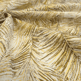 Tessuto Arredo Jacquard H 140 cm - FOLIAGE GIALLO