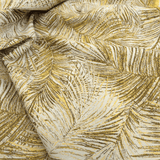 Tessuto Arredo Jacquard H 140 cm - FOLIAGE GIALLO
