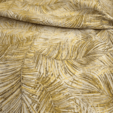 Tessuto Arredo Jacquard H 140 cm - FOLIAGE GIALLO