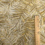 Tessuto Arredo Jacquard H 140 cm - FOLIAGE GIALLO