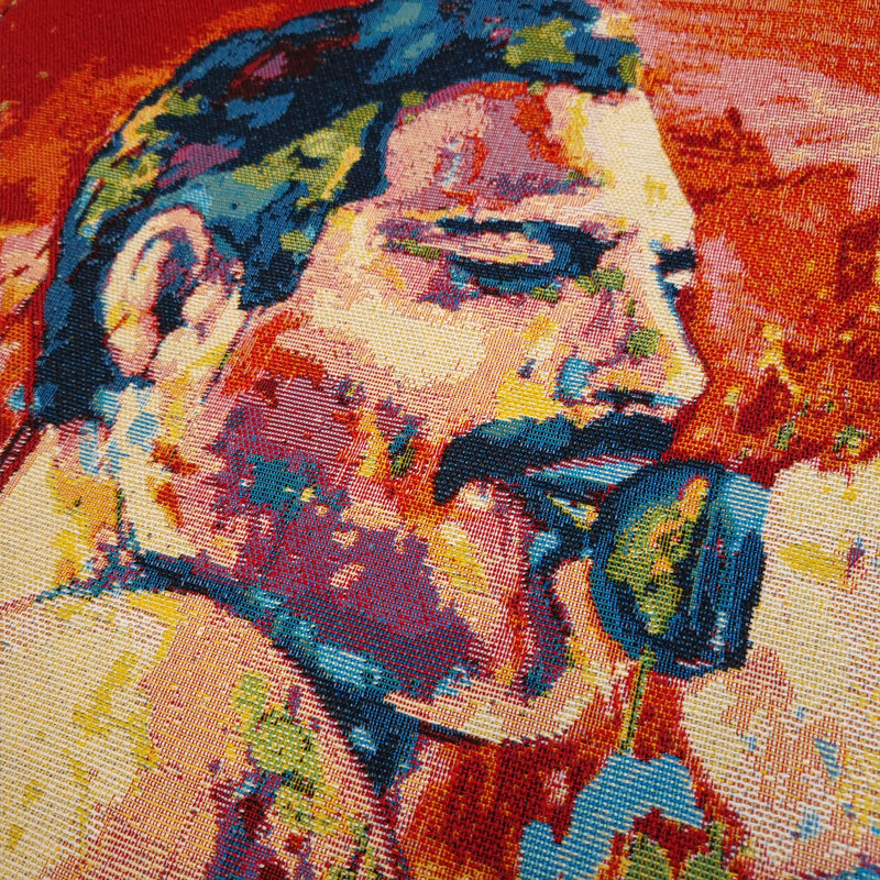 Pannello Gobelin tinto in filo 47 x 47 cm - FREDDIE MERCURY