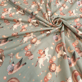 Jersey coton H 150 cm - ÉTOILE DE MER/EAU DE MER