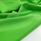 Sweat Brossé - VERT POMME - coupe minimum ou multiples de 25 x 180 cm