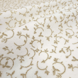 Pannolenci H 160 cm - LATTE RAMI GLITTER ORO