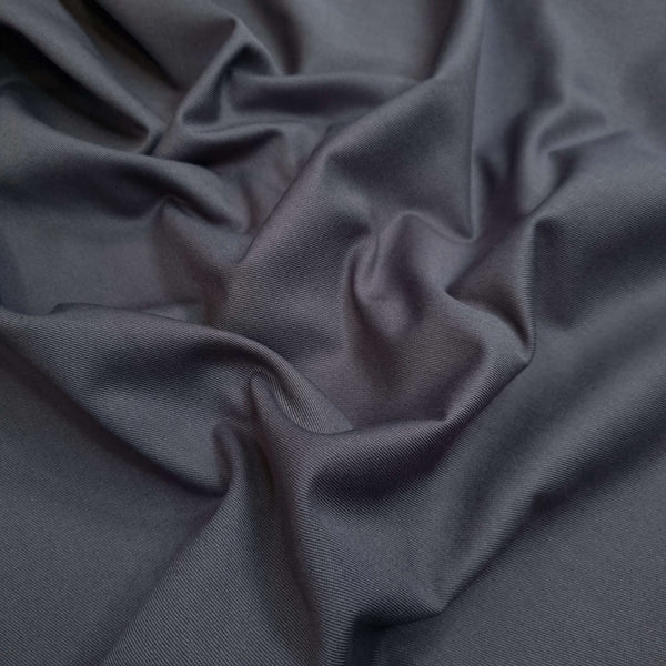 Tessuto Gabardine H 150 cm - ANTRACITE