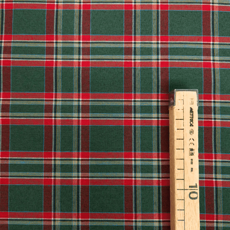 Tissu écossais H 320 cm - CARREAUX ROUGES