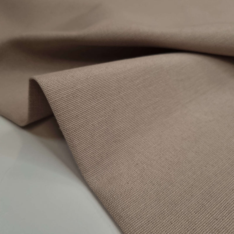 Tessuto Misto Cotone H 280 cm - TABACCO CHIARO