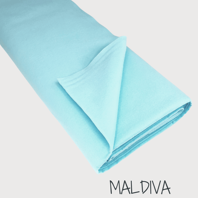 Pannolenci nuances bleu clair-bleu - coupe minimum ou multiples de 25 x 180 cm