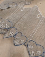 Mantovana H 17 cm - CUORE AZZURRO/GREZZO