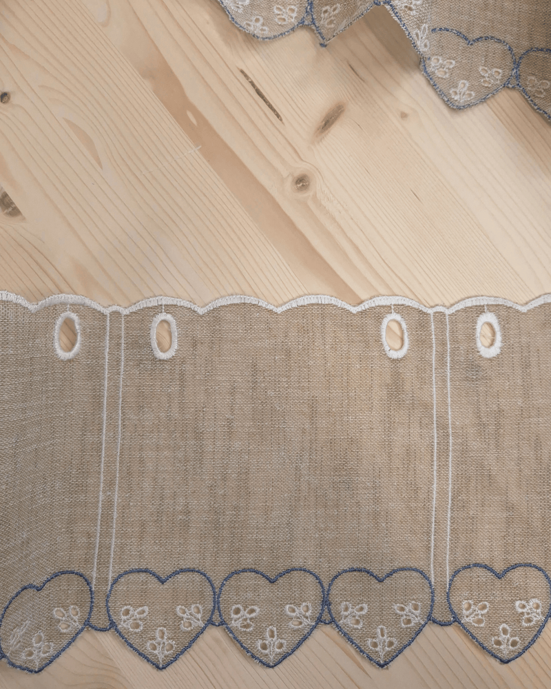 Mantovana H 17 cm - CUORE AZZURRO/GREZZO