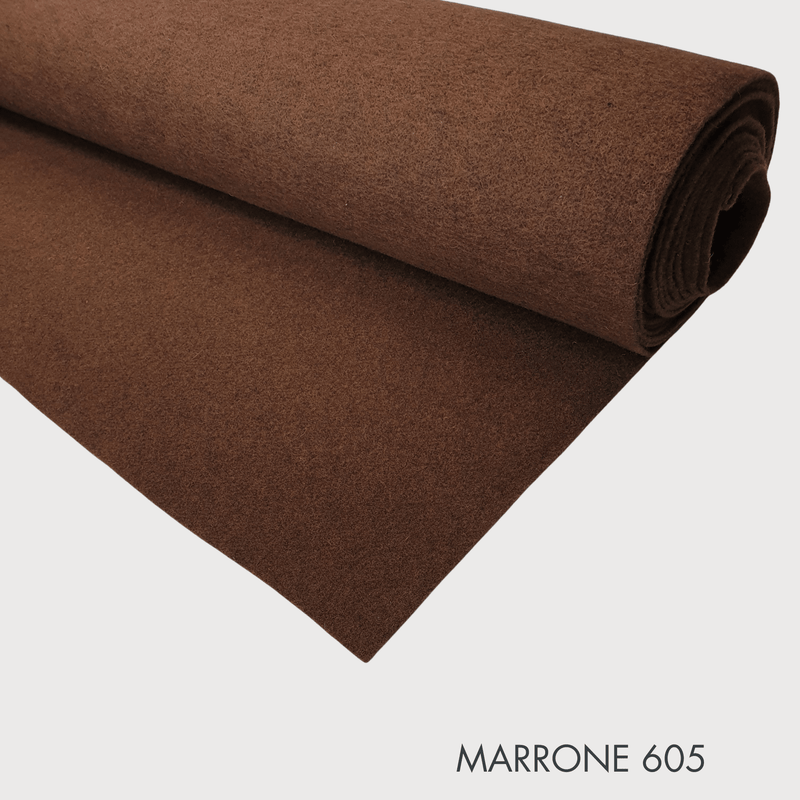 Feltro Lana H 150 cm - TONALITA' MARRONE