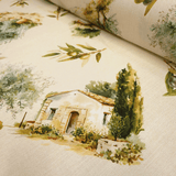 Cotton Panama Digital Fund H 160 cm - GRANATAPFEL