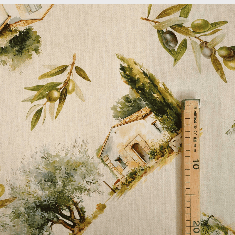 Cotton Panama Digital Fund H 160 cm - GRANATAPFEL