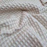 Spugna maxi nido d'ape in misto lino H 160 cm - ECRU