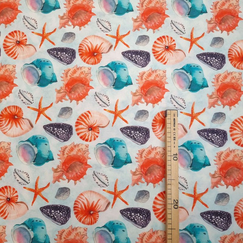 Cotone Fondo Panama H 280 cm - CONCHIGLIE MARINE