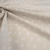 Piquet de coton H 150 cm - NŒUDS BEIGE