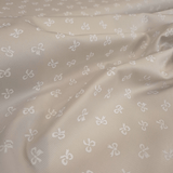 Piquet de coton H 150 cm - NŒUDS BEIGE