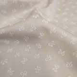 Piquet de coton H 150 cm - NŒUDS BEIGE